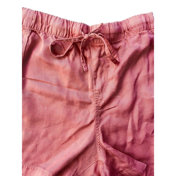 GAP XXL Pink Lyocell Drawstring Shorts NWT | 4" Inseam Casual Chino Style - Picture 4 of 11